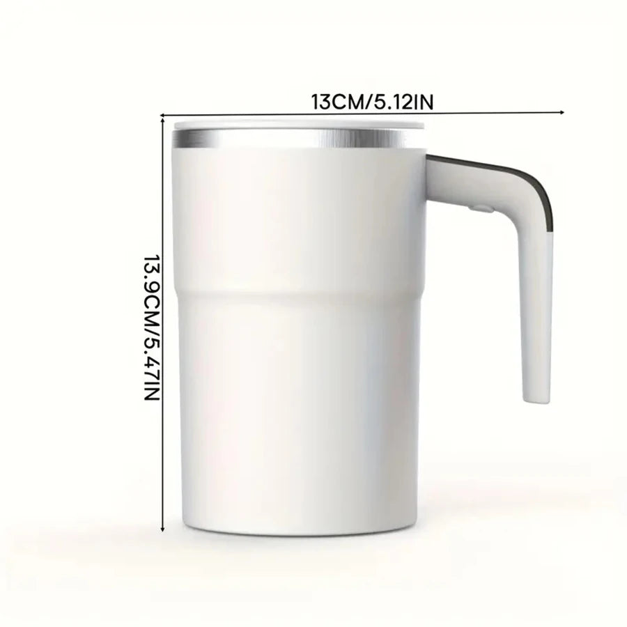 Temperature Display Automatic Stirring Cup, Rechargeable Magnetic Automatic Stirring Coffee Cup, Portable Travel Water Cup