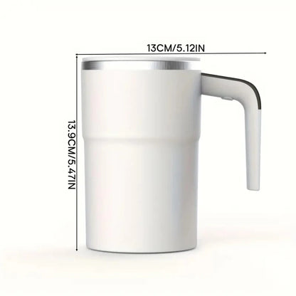 Temperature Display Automatic Stirring Cup, Rechargeable Magnetic Automatic Stirring Coffee Cup, Portable Travel Water Cup